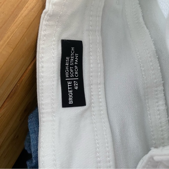 Buffalo David Bitton Brigette wide leg crop pants in a soft white shade. Sz 4/27 - Picture 9 of 11